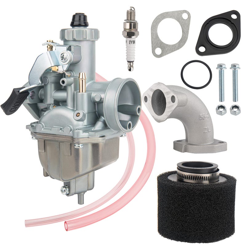 LIYYOO VM22 26m Carburetor with Air Filter Intake Compatible with Pipe Pit Dirt Bike Motorcycle 110cc 125cc 140cc Lifan YX Zongshen Pit Dirt Bike CRF70 XR50 KLX BBR Apollo Thumpstar Braaap Atomic DHZ SSR - Image 1